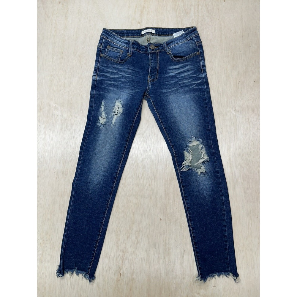 Machine women's Blue Skinny's jeans size 9 Aprprox 29x25‎